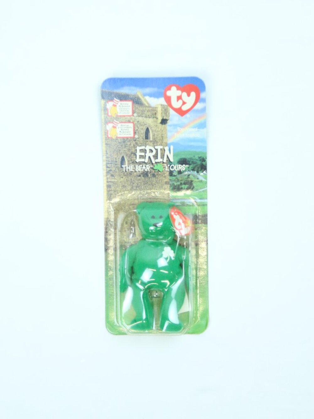 Ty Beanie Babies Erin the Irish Bear plush toy